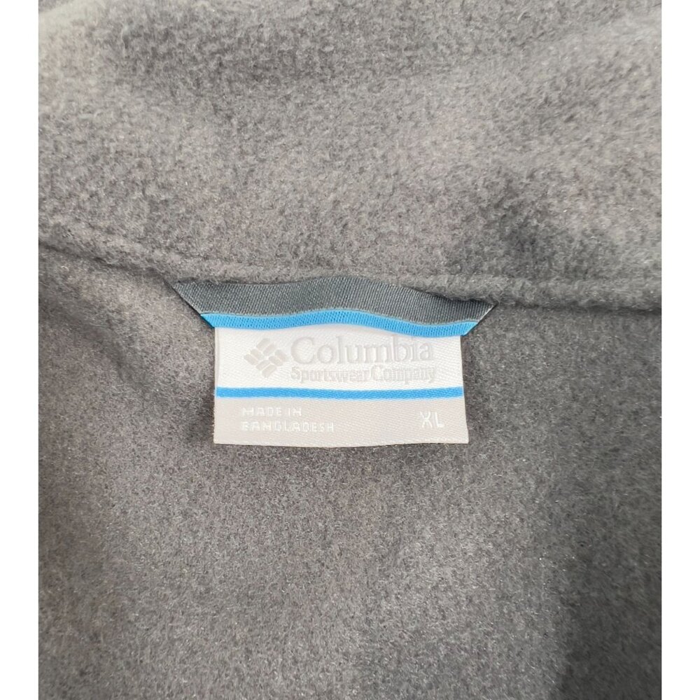 Columbia Steens 2.0 Mountain Men's XL Fleece Jacket Green Gray Full Zip NWOT - Picture 4 of 6